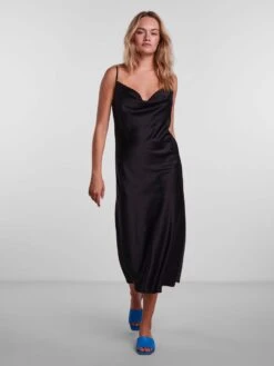 Pieces PCODDA SLIP DRESS -Piece Clothing Shop 17138711 Black 005