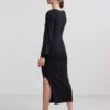 Pieces PCDICTE KNITTED DRESS -Piece Clothing Shop 17138777 Black 004