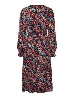 Pieces PCOLIVIO MIDI DRESS -Piece Clothing Shop 17138937 Black 1035541 002