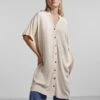 Pieces PCVINSTY LINEN-BLEND DRESS -Piece Clothing Shop 17138986 Birch 003