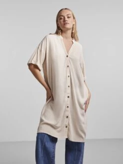Pieces PCVINSTY LINEN-BLEND DRESS