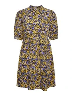 Pieces PCBOLETTE MINI DRESS -Piece Clothing Shop 17139032 Citrus 1041022 001