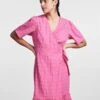 Pieces PCLOUISE WRAP DRESS 2 Pieces PCLOUISE WRAP DRESS -Piece Clothing Shop 17139342 ShockingPink 003
