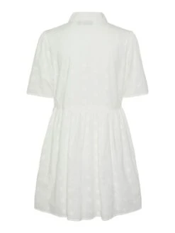 Pieces PCLAVINE MINI DRESS -Piece Clothing Shop 17139657 CloudDancer 002