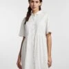 Pieces PCLAVINE MINI DRESS -Piece Clothing Shop 17139657 CloudDancer 003