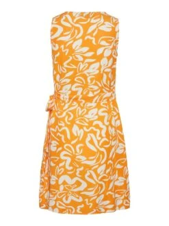 Pieces PCLARISA WRAP DRESS -Piece Clothing Shop 17139689 FlameOrange 1040121 002