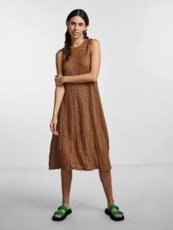 Pieces PCLIMA MIDI DRESS -Piece Clothing Shop 17139753 Thrush 005