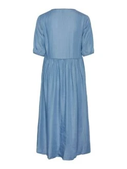 Pieces PCVILMA MIDI DRESS 13 Pieces PCVILMA MIDI DRESS -Piece Clothing Shop 17139868 LightBlueDenim 002