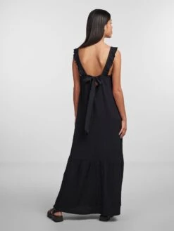 Pieces PCLULLU MIDI DRESS -Piece Clothing Shop 17139901 Black 004
