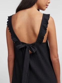 Pieces PCLULLU MIDI DRESS -Piece Clothing Shop 17139901 Black 006