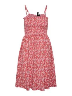 Pieces PCLUCIANA SMOCK DRESS -Piece Clothing Shop 17140319 ShockingPink 1042967 001