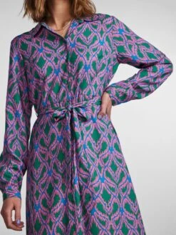 Pieces PCASHLEY SHIRT DRESS -Piece Clothing Shop 17141356 PepperGreen 1050866 006