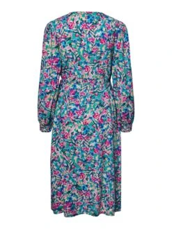 Pieces PCFANNIA WRAP DRESS -Piece Clothing Shop 17141759 BlueAtoll 1054049 002