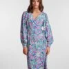 Pieces PCFANNIA WRAP DRESS 2 Pieces PCFANNIA WRAP DRESS -Piece Clothing Shop 17141759 BlueAtoll 1054049 003