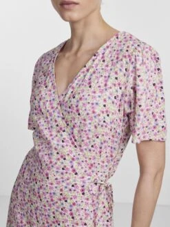 Pieces PCLINE WRAP DRESS 11 Pieces PCLINE WRAP DRESS -Piece Clothing Shop 17141842 BrightWhite 1061892 006