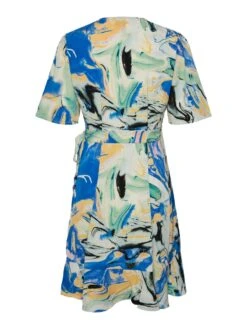 Pieces PCNASHA WRAP DRESS -Piece Clothing Shop 17142150 PrincessBlue 1056829 002