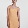 Pieces PCLARA SLEEVELESS DRESS -Piece Clothing Shop 17142562 OrangeChiffon 003