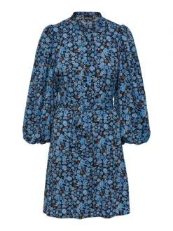 Pieces PCJOAN PUFF SLEEVED DRESS -Piece Clothing Shop 17142837 Black 1061602 001