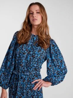 Pieces PCJOAN PUFF SLEEVED DRESS -Piece Clothing Shop 17142837 Black 1061602 006