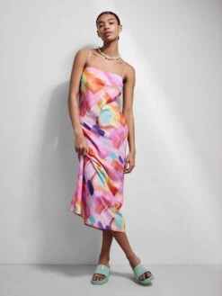 Pieces PCSUMMER SLIP DRESS -Piece Clothing Shop 17143239 BegoniaPink 1063230 007