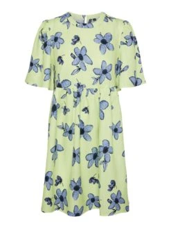 Pieces PCSUNNY MINI DRESS -Piece Clothing Shop 17143569 NeonYellow 1064898 001