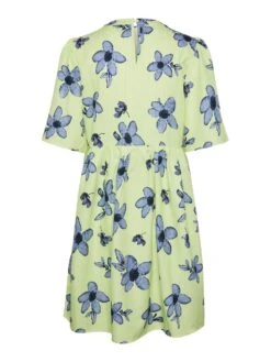 Pieces PCSUNNY MINI DRESS -Piece Clothing Shop 17143569 NeonYellow 1064898 002