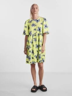 Pieces PCSUNNY MINI DRESS -Piece Clothing Shop 17143569 NeonYellow 1064898 005