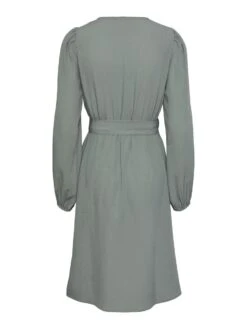 Pieces PCSANILLA MINI DRESS -Piece Clothing Shop 17143593 ChinoisGreen 002