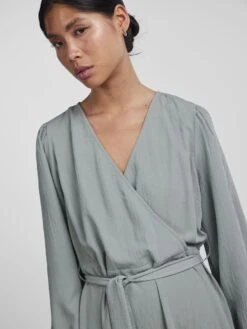 Pieces PCSANILLA MINI DRESS -Piece Clothing Shop 17143593 ChinoisGreen 006