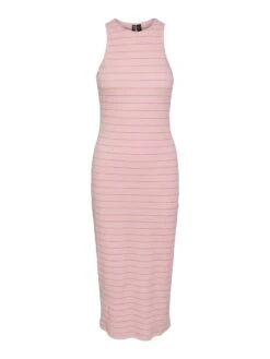 Pieces PCMELANIE MIDI DRESS -Piece Clothing Shop 17144967 BegoniaPink 1071679 001