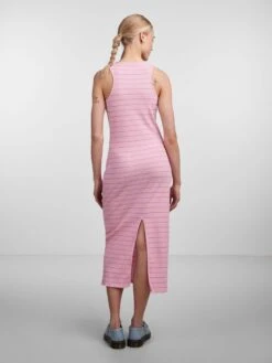 Pieces PCMELANIE MIDI DRESS -Piece Clothing Shop 17144967 BegoniaPink 1071679 004