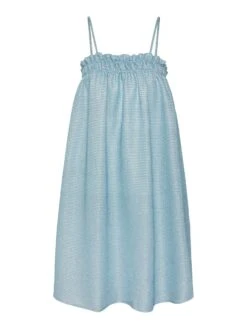 Pieces PCALINE MINI DRESS -Piece Clothing Shop 17144973 AiryBlue 001