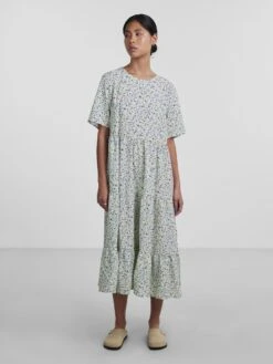 Pieces PCAVERY MIDI DRESS -Piece Clothing Shop 17145067 ParadiseGreen 1071950 005