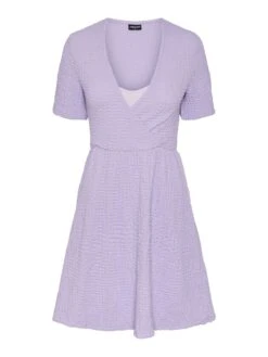 Pieces PCAMY WRAP DRESS 12 Pieces PCAMY WRAP DRESS -Piece Clothing Shop 17145086 Lavender 001