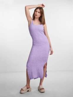 Pieces PCAMY MIDI DRESS -Piece Clothing Shop 17145090 Lavender 005