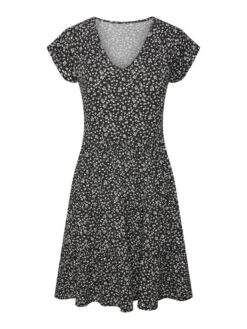 Pieces PCMILANE MINI DRESS -Piece Clothing Shop 17145786 Black 1074047 001