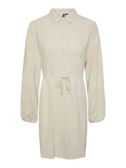 Pieces PCJULIET MINI DRESS -Piece Clothing Shop 17146077 CloudCream 001